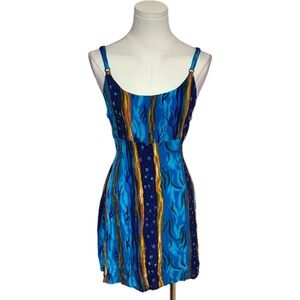 VTG Tropical mini dress S